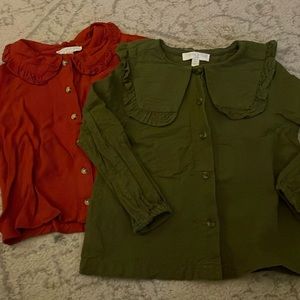 Set of 2 collared shirts